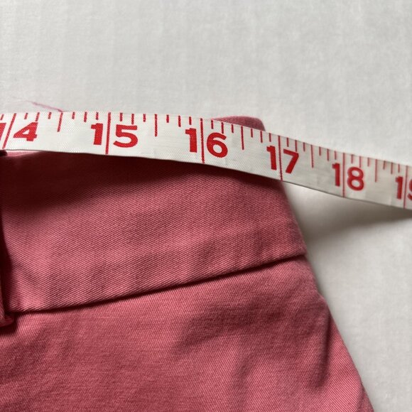 Talbots Pink Chino Pants Size 12 Curvy Fit 34 X 26 Salmon - Picture 4 of 6